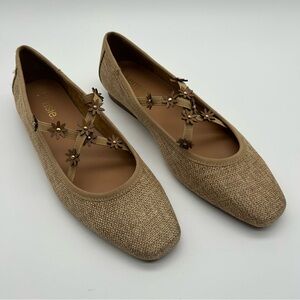 Kensie Floria Woven Mary Jane Flat Size 7.5